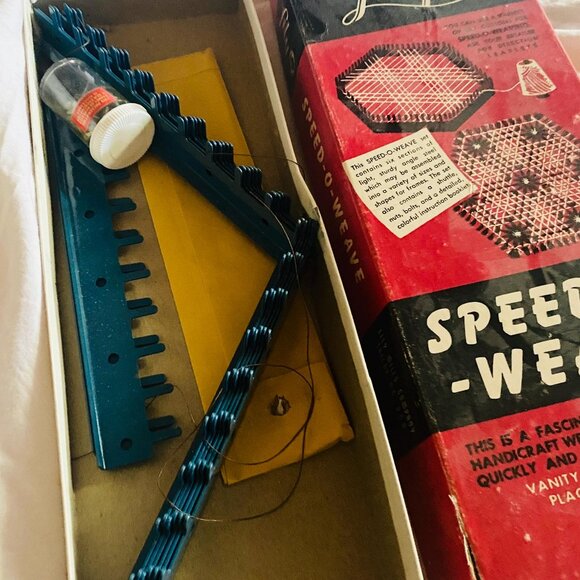 Speed o Weave Other - Speed o Weave Loom Fiber Art Lily Speed-O-Weave  Weaving Loom Frame Craft Kit -